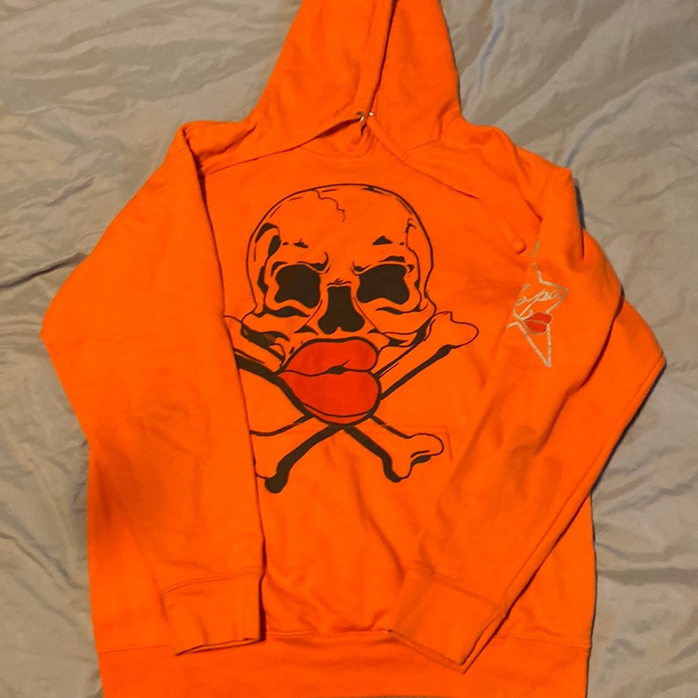 La ropa skull with lips hoodie used but good condition